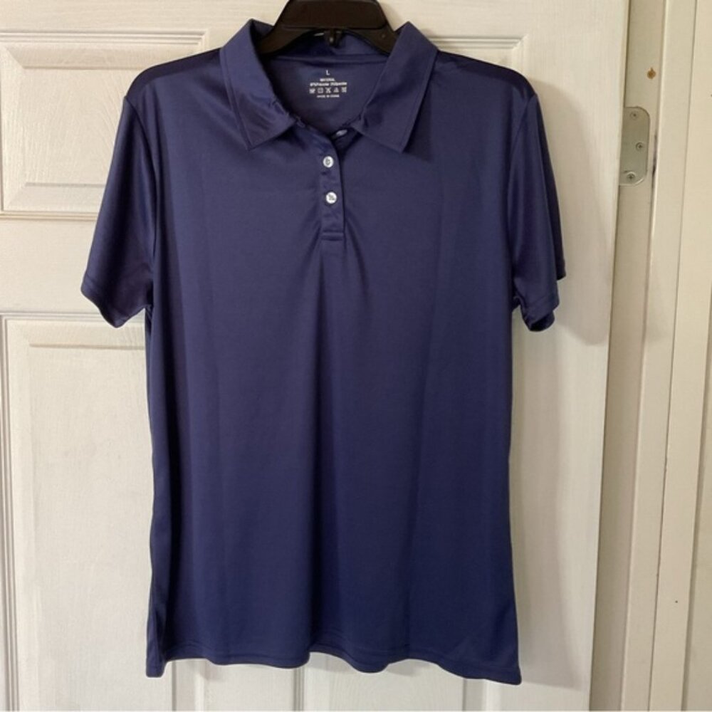 NWOT Purple Satin Shirt